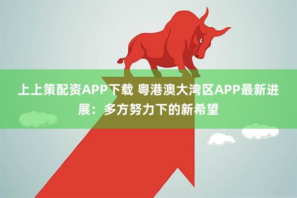 上上策配资APP下载 粤港澳大湾区APP最新进展：多方努力下的新希望