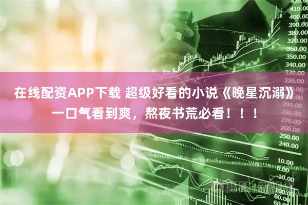 在线配资APP下载 超级好看的小说《晚星沉溺》一口气看到爽，熬夜书荒必看！！！