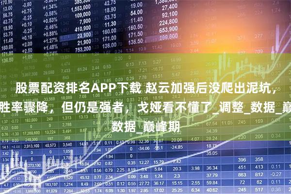 股票配资排名APP下载 赵云加强后没爬出泥坑，艾琳胜率骤降，但仍是强者，戈娅看不懂了_调整_数据_巅峰期