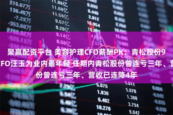 聚赢配资平台 美容护理CFO薪酬PK：青松股份90年百万年薪CFO汪玉为业内最年轻 任期内青松股份曾连亏三年、营收已连降4年