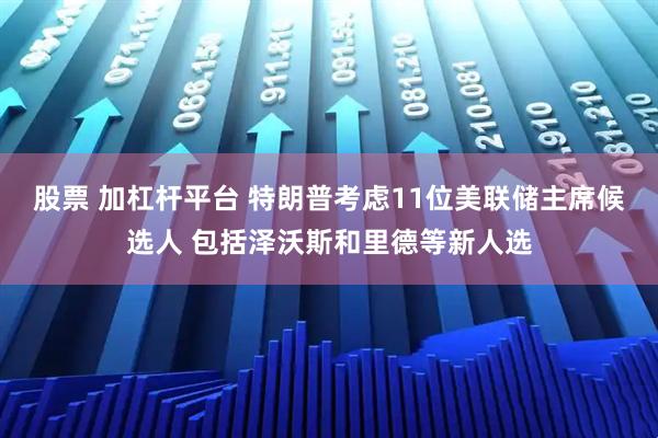 股票 加杠杆平台 特朗普考虑11位美联储主席候选人 包括泽沃斯和里德等新人选